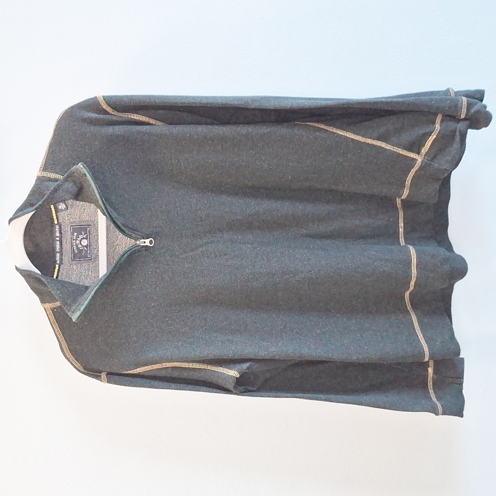 🧐 Vintage 1946 long-sleeved zipper shirt. XL